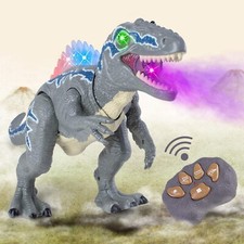 T Rex Dinosaur Remote Control RC Toys For Kids Action Figure LED Light Up