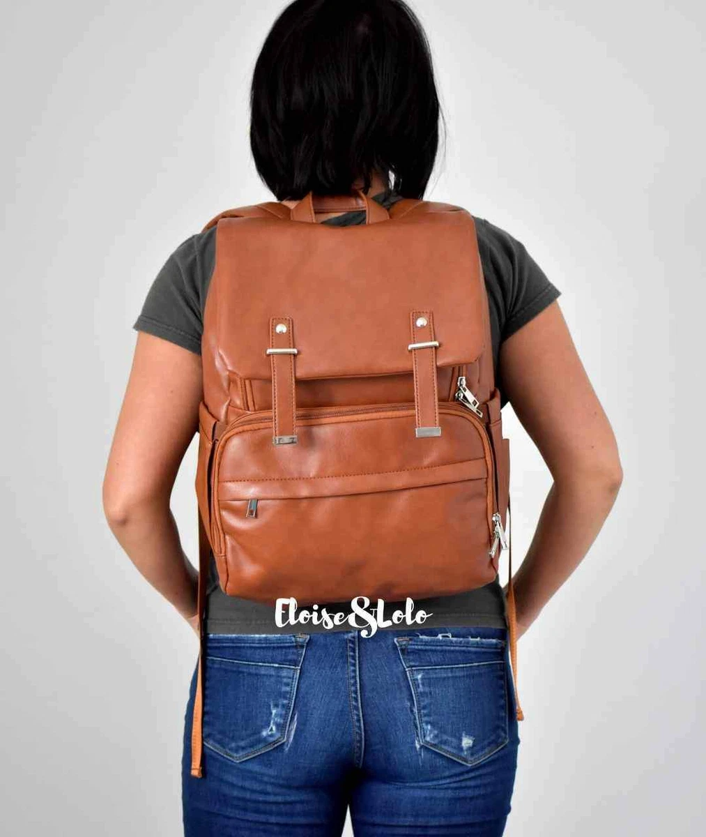 The Fiona Diaper Bag Backpack Vegan Leather eBay