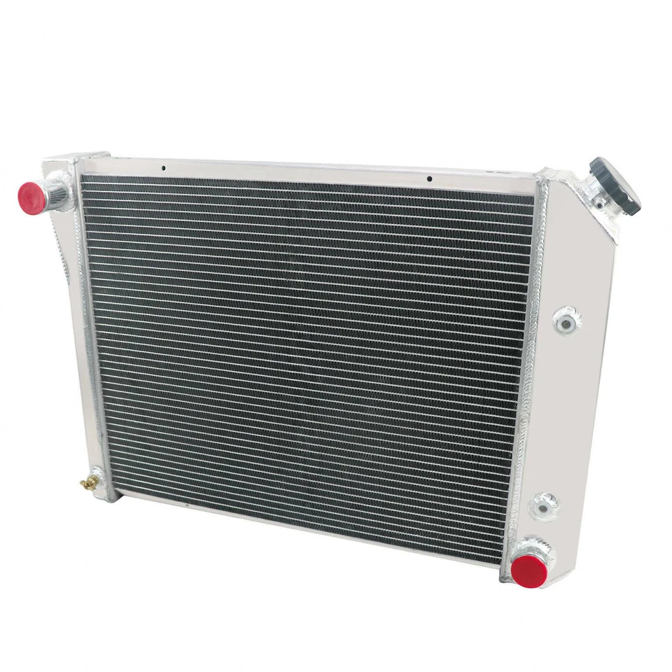 3 Rows Aluminum Radiator fit 68-74,73 Chevy Nova Impala Camaro 1968-87 El Camino - Image 3 of 4