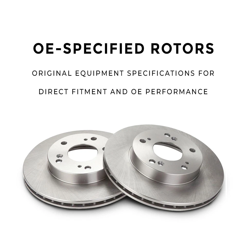 Front Ceramic Brake Pad & Rotor Kit for 2005-2016 Smart Fortwo RWD Foto 4 de 4