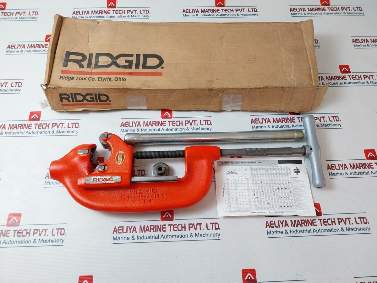 Ridgid 4-S Heavy Duty 2” to 4” Pipe Cutter B-183-1 | eBay Ridgid 4-S Heavy Duty 2” to 4” Pipe Cutter B-183-1 | eBay