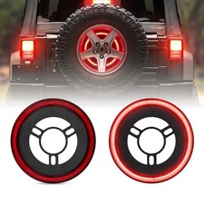 Spare Tire Brake Light Fit for Jeep Wrangler 2007 11inch Dia for 2007-2017 JK