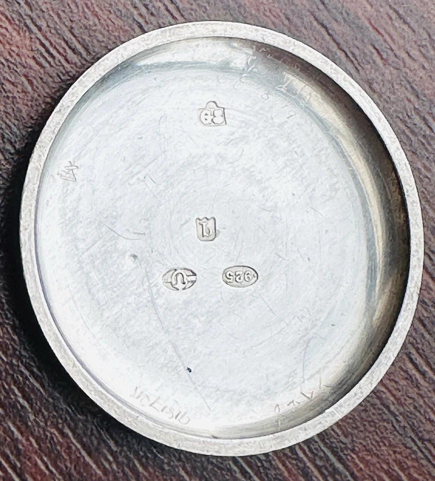 Серебряные траншейные часы Medana Super Early 1911 в офицерском стиле серебристые. - Изображение 4 из 4