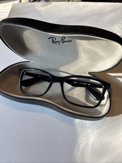 Ray Ban RB 7047 2000 Black Rectangular Eyeglasses Frames Only 54 17 140 Mens