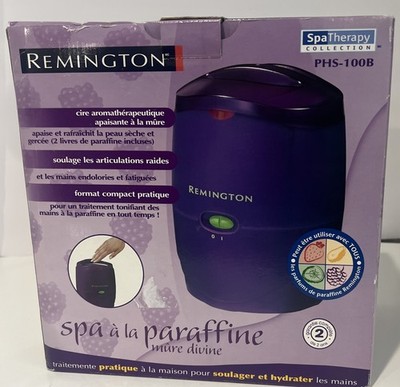 Remington Paraffin Spa Aromatherapy Wax Blissful Blackberry PHS-100B New in Box