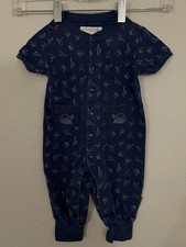 Vintage Gymboree Romper Size NEWBORN 3-6 M Short Sleeved - Dinosaur Themed