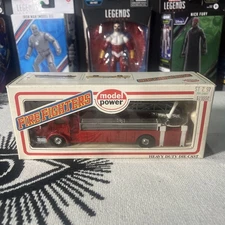 Model Power Fire Fighters Heavy Duty Die Cast Fire Truck O Scale