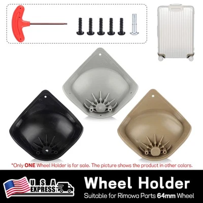 64mm Wheel holder Replacement parts for Rimowa Luggage Box US stock