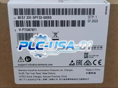 1PCS New Siemens 6ES7 231-5PF32-0XB0 Module 6ES7231-5PF32-0XB0  Fast shipment