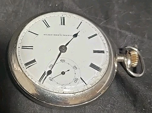 antique Elgin National Watch Co. pocket watch. Works Great (Stk51@219)