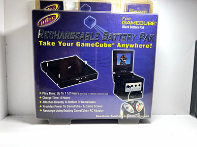 Intec Rechargeable Battery Pack for Nintendo GameCube Console Black G5276