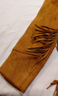 50s Levi's of CA Authentic Western Wear Leather Fringed Jacket Small "Branded" — photo 10