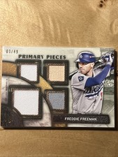 Freddie Freeman 01/49 • 2025 Topps Museum Collection Primary Pieces Quad Patch