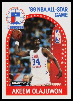 -CS- 1989-90 NBA Hoops All-Star - #178 Akeem Olajuwon (A) *Free Shipping* 