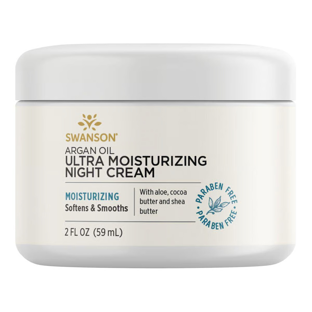 Ультраувлажняющий ночной крем с аргановым маслом Swanson 2 жидких унции крема 2590₽