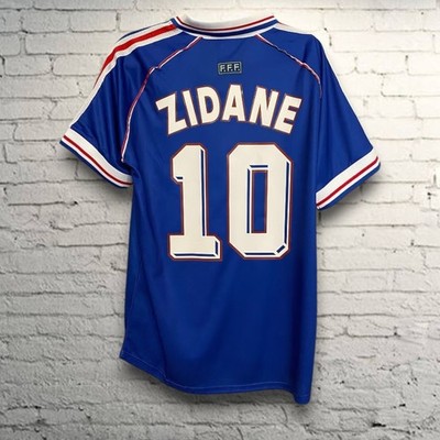 France 1998 World Cup Home Jersey Zidane #10