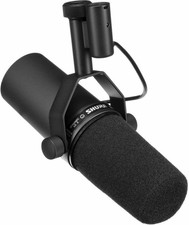 Shure SM7B Dynamic Studio Microphone for Voiceovers, Podcast, Music Recording