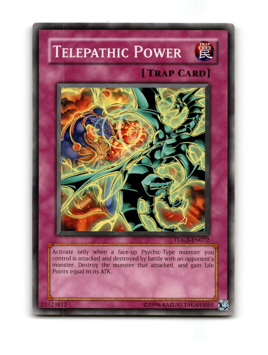 Yu-Gi-Oh! Carta Telepathic Power (TDGS-EN072) - The Duelist Genesis - 1st Edition, Rara - 4
