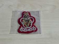 Vintage Queen's Royal Hussars Badge Patch