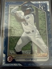 2024 Bowman - Prospects Tony Ruiz #BP-80 Blue Pattern /125 (RC)