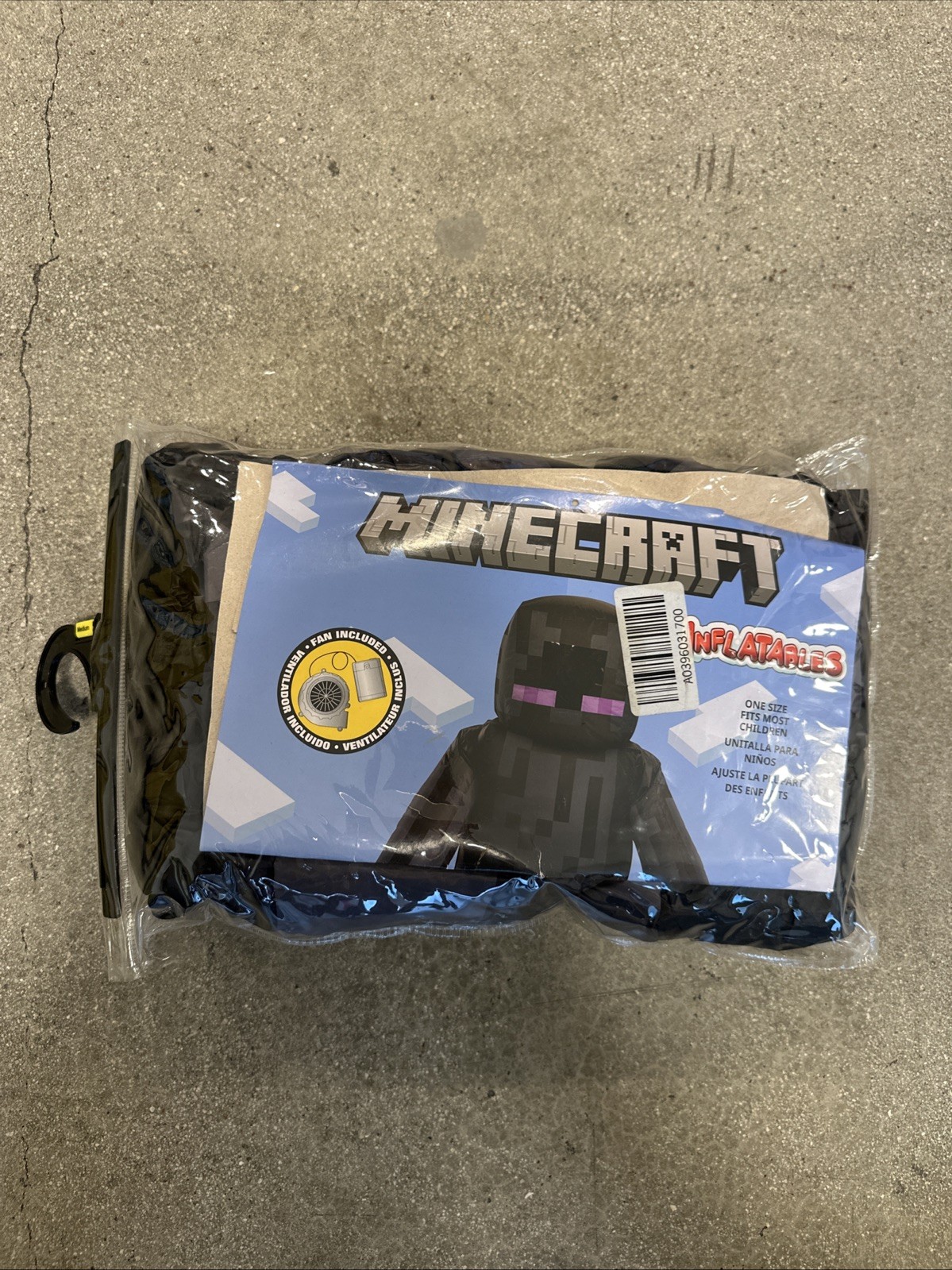 Minecraft Enderman Inflatable Halloween Costume &… - image 1