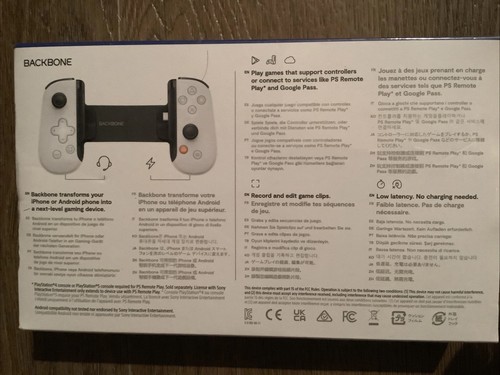 BACKBONE PS Remote Play Mobile Gaming Controller für iPhone & Android USB-C, Neu - Bild 2 von 4