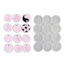 Simple Silicone Mold for DIY Projects Flexible Resin Mold Tokens Project Molds