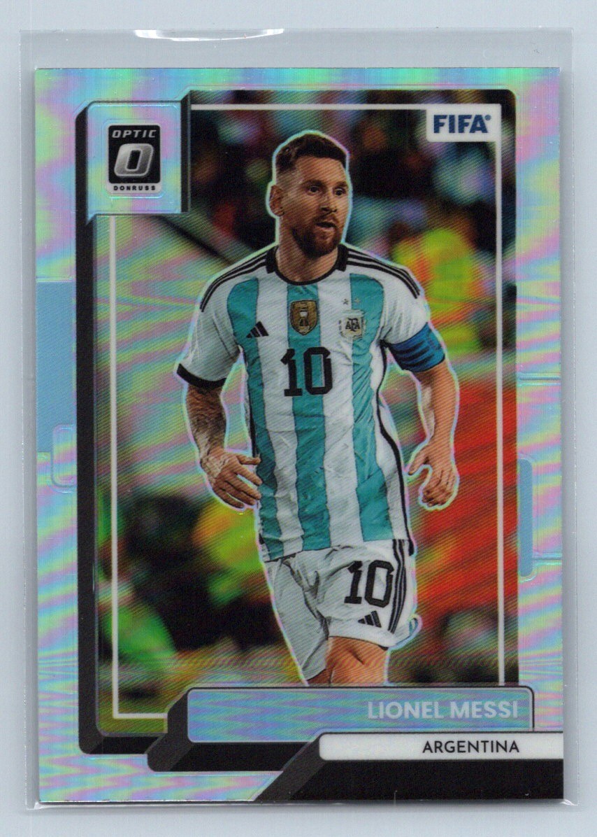 2022-23 Donruss Lionel Messi #10 Argentina Optic Holo