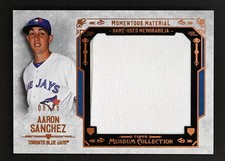 2015 Topps Museum Collection #MMJR-ASZ Aaron Sanchez /35 Relic Copper