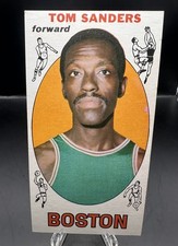 1969-70 Topps Tom Sanders Boston Celtics Rookie RC EX+