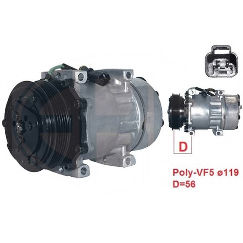 Compresseur de Climatisation CC1601G 89079 40405142 50 10 412 961 93020165 - Photo 1 sur 2