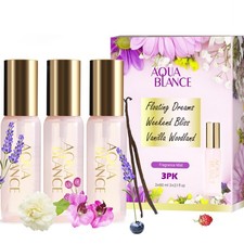 Body Spray Set for Women 3pc Travel Size Perfume Mist 60ml Vanilla Lavender