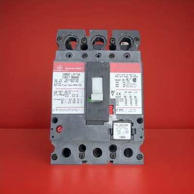 #ad GE SELA36AT0100 100A 3 Pole Current Limiting Circuit Breaker 600VAC SRPE100A $95.00