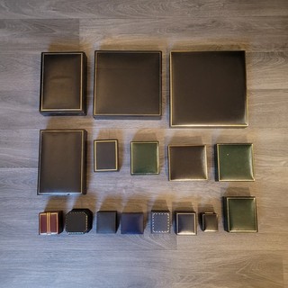 Job lot of Jewellery Boxes Ring Necklace Earrings Vintage possible antique