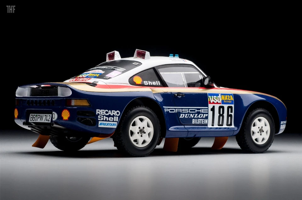 1/18 TSM Porsche 959/50 DAKAR rally winner 1986 #186-TSM121807R - Immagine 2 di 4