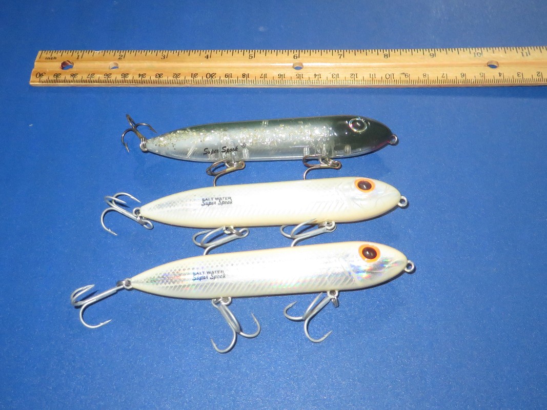 Lot of 3 Heddon Super Spook Topwater lures (Heddon Spook) - Image 2