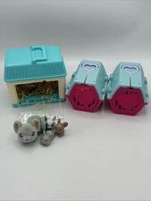 Little Live Pets Mama Surpries Minis 2 Scruff a Luvs Plush & Carrier read