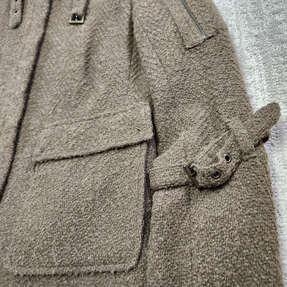 Chaqueta Peruvian Connection Mujer 6 Mezcla Lana Alpaca *LEER* Cremallera Completa Verde  Foto 2 de 4