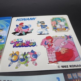 Detana TwinBee PC Engine HuCard with Stickers and Manual Japanese