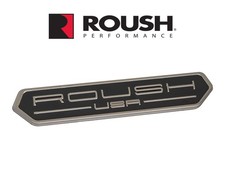 2021-2025 Ford Bronco Roush R Series 7.25" Fender Emblem Badge Black & Gray