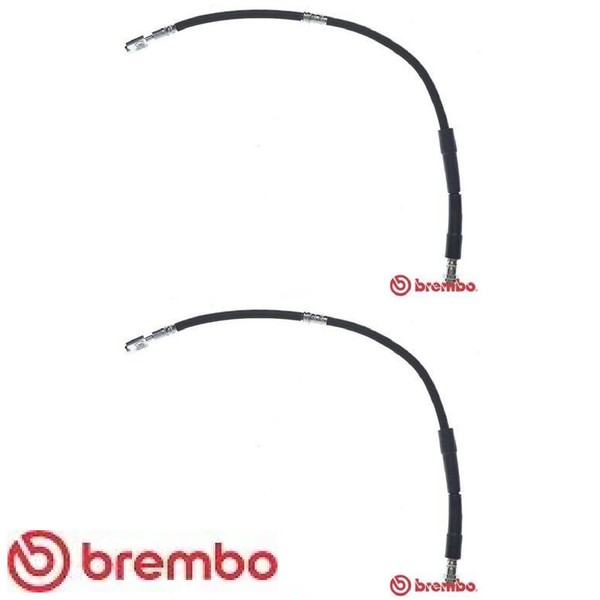 2X Bremsschlauch Brembo T85158 2 BremsschläUche Rechts Links Vorderachse-image