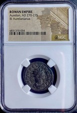 Ancient Roman Coin 270-275AD Emperor Aurelian Antoninianus Aurelianus NGC