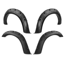 4PC Fender Flares For 1993-2011 Ford Ranger Pocket Rivet Style Not For FX4