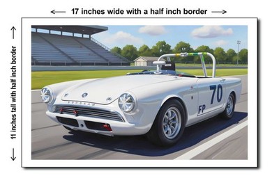1963 Sunbeam Alpine 1 - 11x17 Poster Art Print
