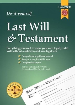 Last Will & Testament Kit by Lawpack Kit Book The Fast Free Shipping
