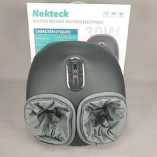 Nekteck Shiatsu Foot Massager with Heat and Air Compression, Grey