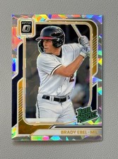 🔥Panini Donruss Optic 2026 Rated Prospect Brady Ebel 25/25 Brewers #184 Prizm🔥