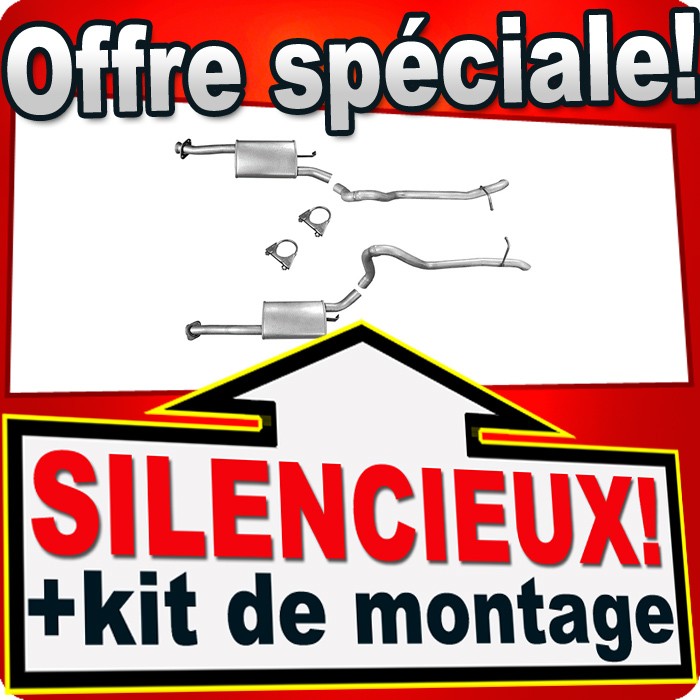 Silencieux arriere Ford Mustang 5.0 V8 echappement inox premium