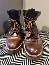 GUCCI Boots Size 43.5 Brown Leather code 149969, good condition, no box, 