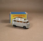 1960’s Lesney Matchbox #34 VOLKSWAGEN CAMPER VW grey gray Original Box